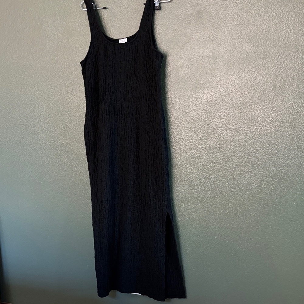 Chic Black Sleeveless Maxi Dress